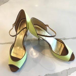 J. Crew peep toe pumps